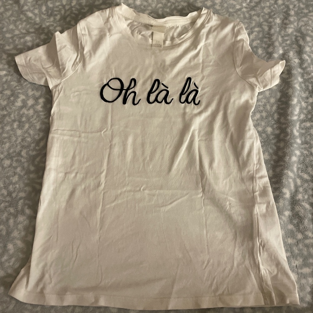 H&M “oh la la” shirt